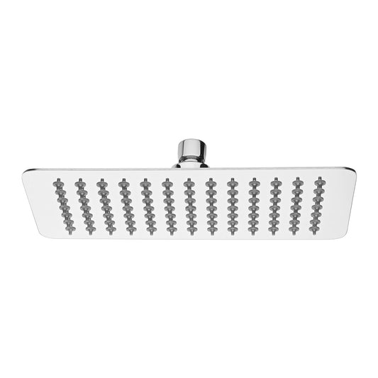 Vivid Slimline Shower Rose 250 x 150mm Rectangle