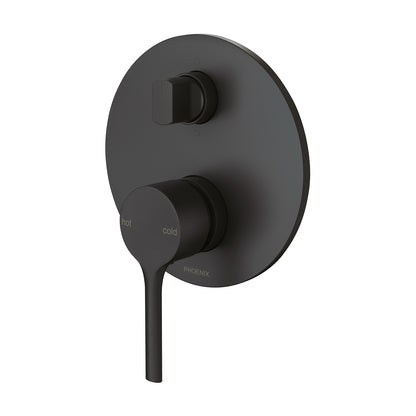 Vivid Slimline Oval SwitchMix Shower / Bath Diverter Mixer Fit-Off Kit