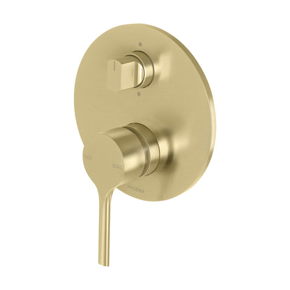 Vivid Slimline Oval SwitchMix Shower / Bath Diverter Mixer Fit-Off Kit