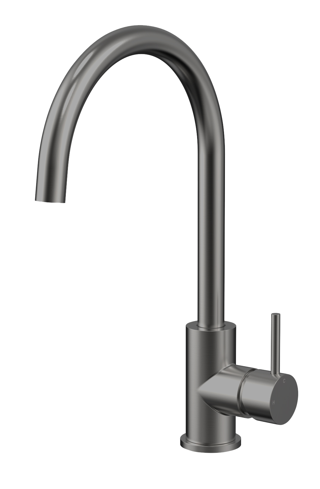 Veil Kitchen Sink Mixer in Forged Gunmetal