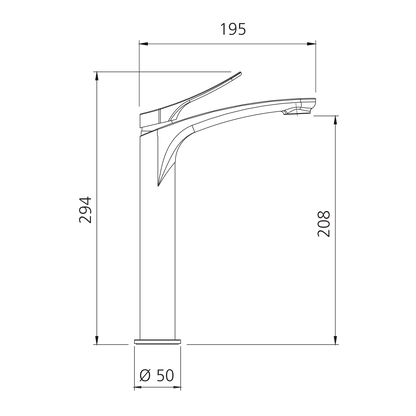 Verona Tower Basin Mixer