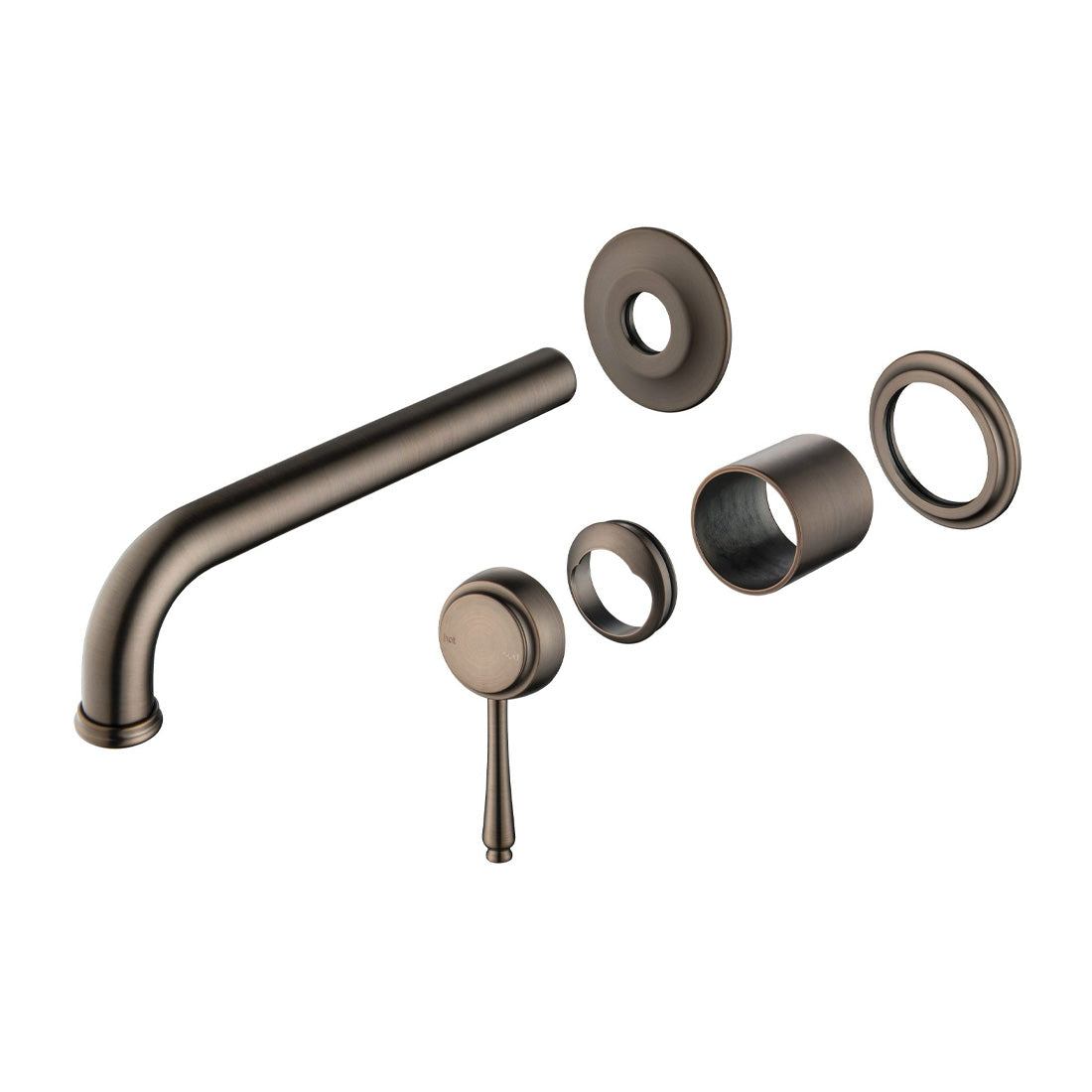 Bella Vista Mica Heritage Wall-Spout Combo Dusk Bronze (Trim Kit Only)