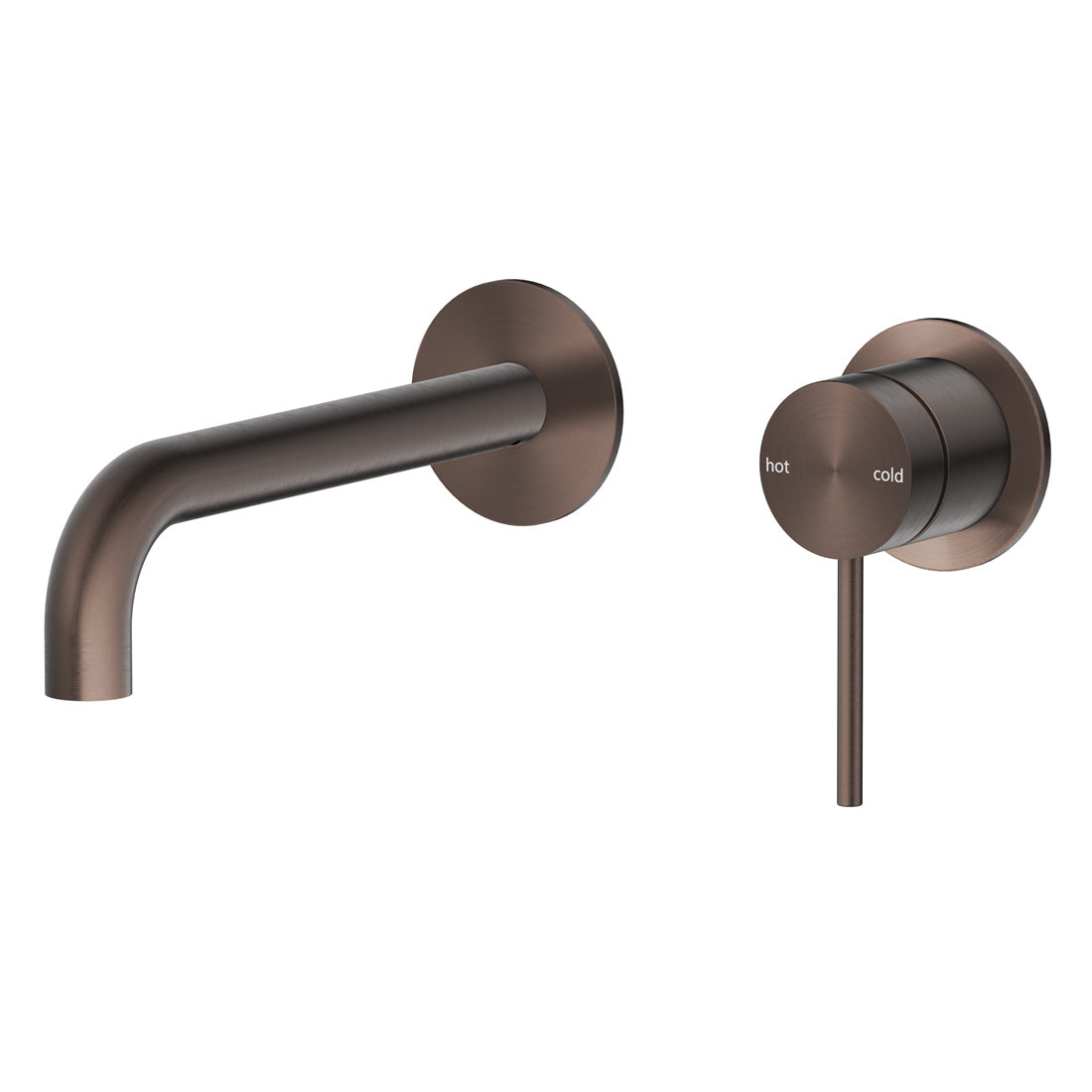Bella Vista Wall-Spout Combo, Curved Spout 2P, Dusk Bronze (Trim Kit Only)