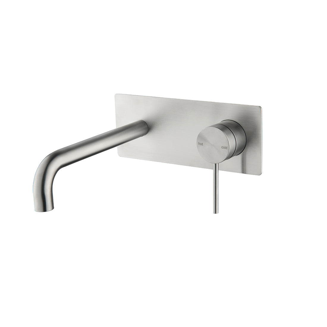 Bella Vista Mica Wall-Spout Combo, Curved Spout, 1 Piece (Trim Kit Only), Brushed Nickel