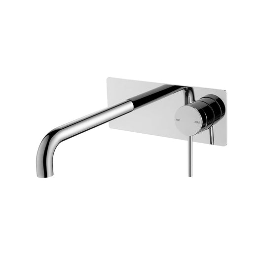 Bella Vista Mica Wall-Spout Combo, Curved Spout, 1 Piece (Trim Kit Only), Chrome