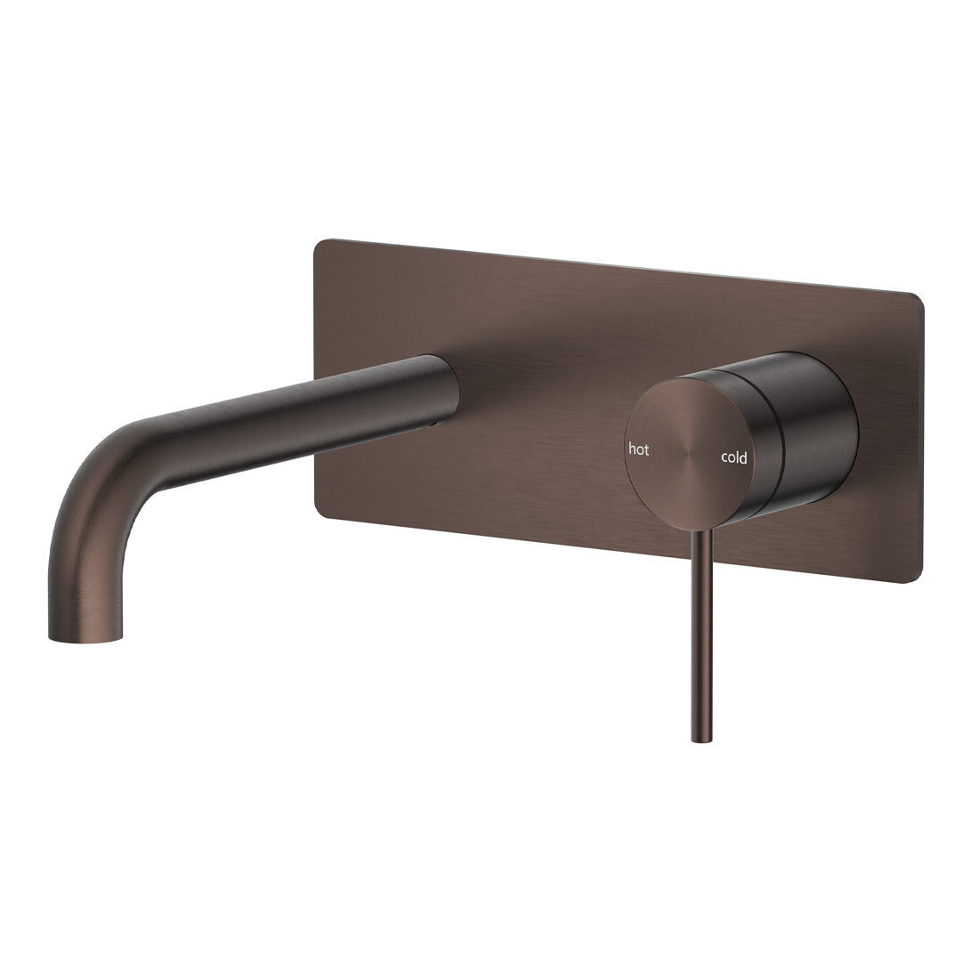 Bella Vista Mica Wall-Spout Combo, Curved Spout, Dusk Bronze (Trim Kit Only)