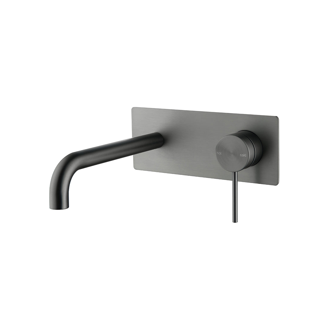 Bella Vista Mica Wall-Spout Combo, Curved Spout, 1 Piece (Trim Kit Only), Gunmetal