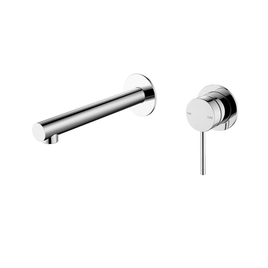 Bella Vista Mica Wall-Spout Combo, Straight Spout, 2 Piece, Trim Kit Only, Chrome