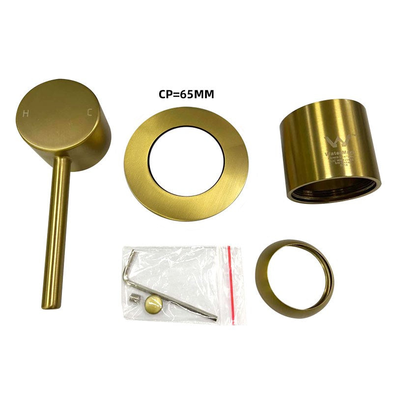 Pentro Brushed Yellow Gold Colour Up Dress Ring Kit 65mm
