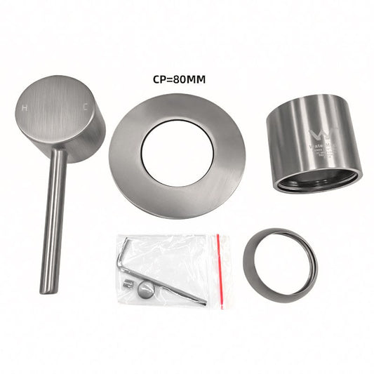 Pentro Brushed Nickel Colour Up  Dress Ring Kit 80mm
