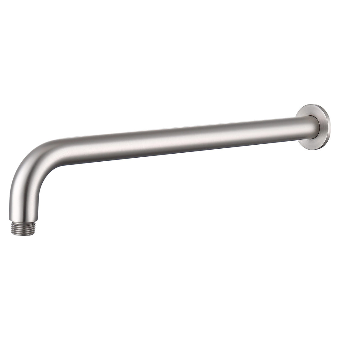 Bella Vista Mica Wall Shower Arm, 450mm, Curved, Brushed Nickel