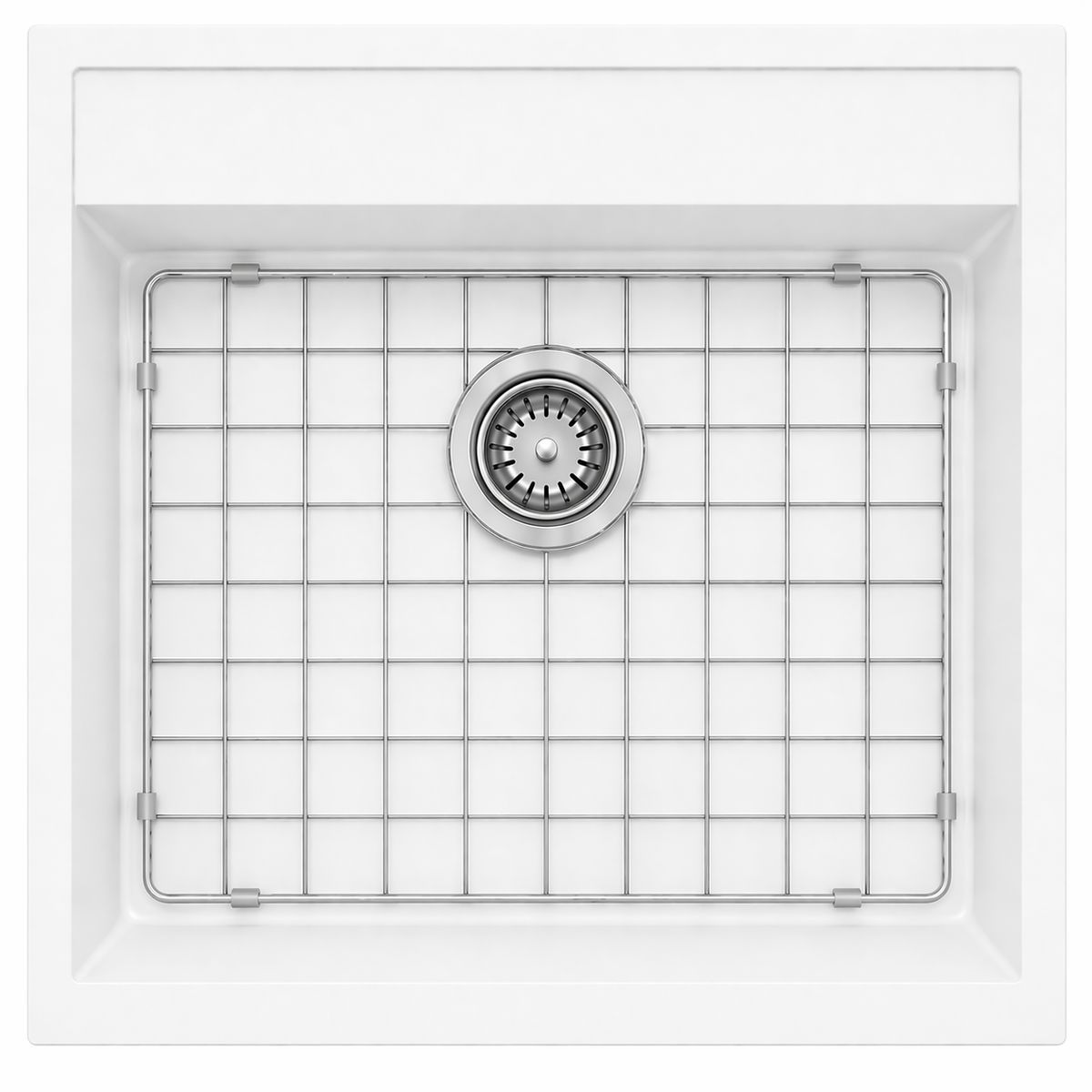 Stainless Steel Chrome Sink Grid for Carysil Waltz 560FE