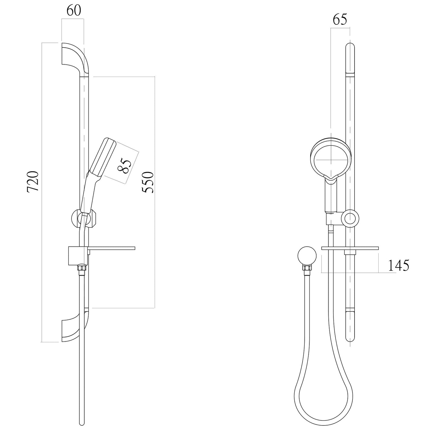 Ivy Rail Shower