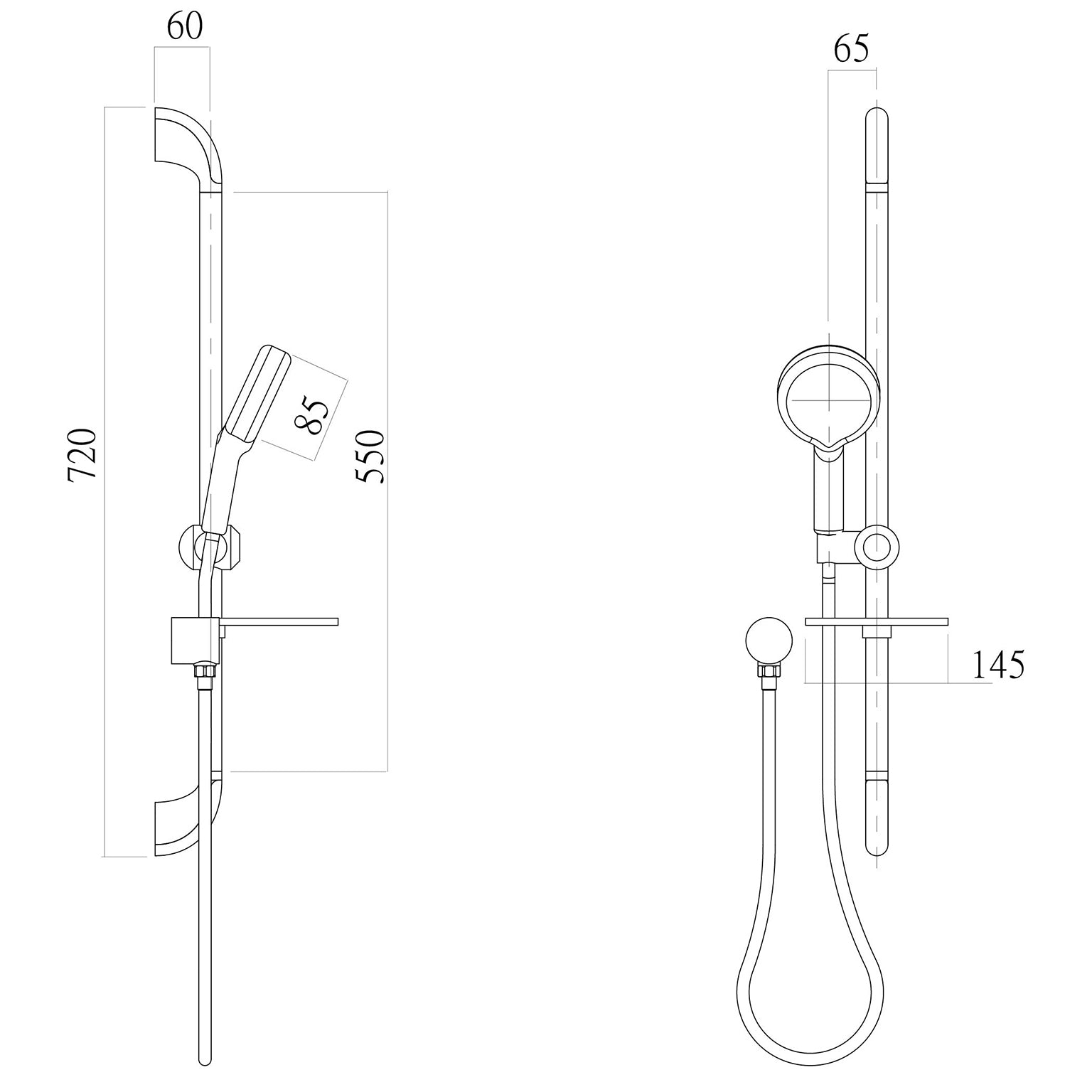 Ivy Rail Shower