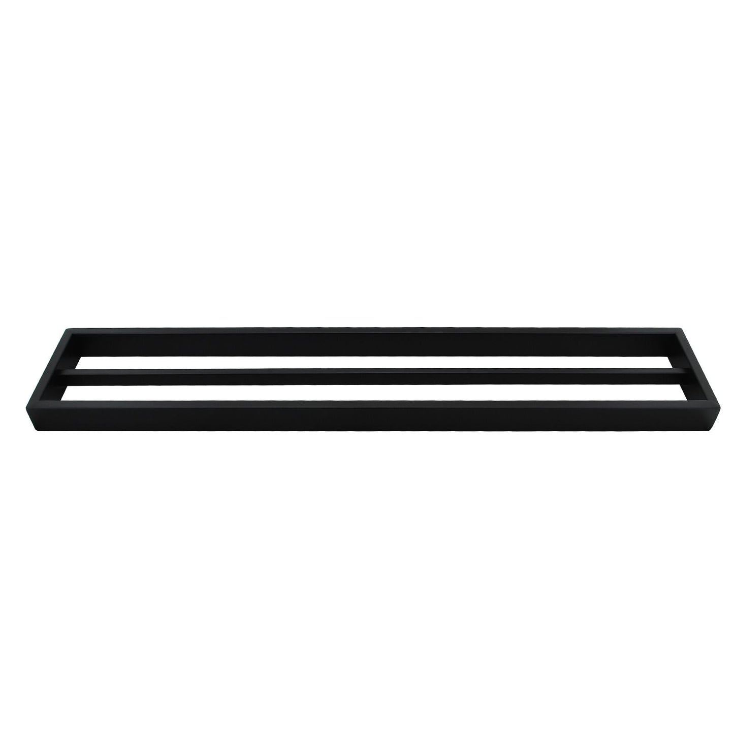 IVANO Series Black Double Towel Rail 600mm