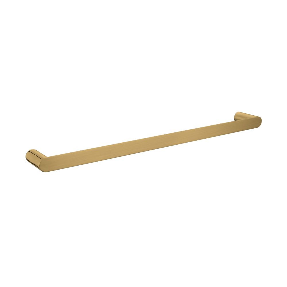 Norico Esperia Brushed Yellow Gold Solid Brass Single Towel Rail 800mm