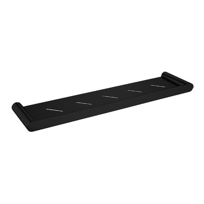 Esperia Solid Brass Matte Black Towel Shelf