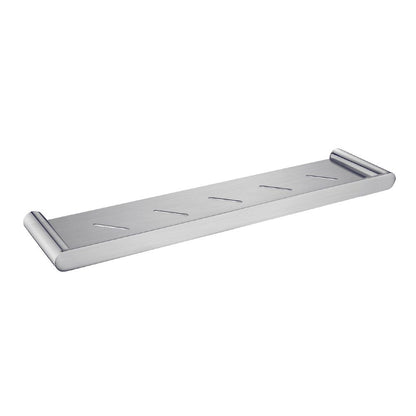 Esperia Solid Brass Brushed Nickel Towel Shelf