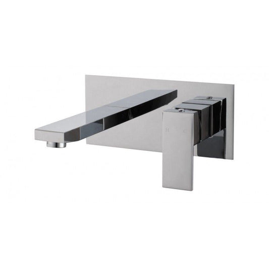 Blaze Chrome Bathtub Basin Wall Mixer With Spout
