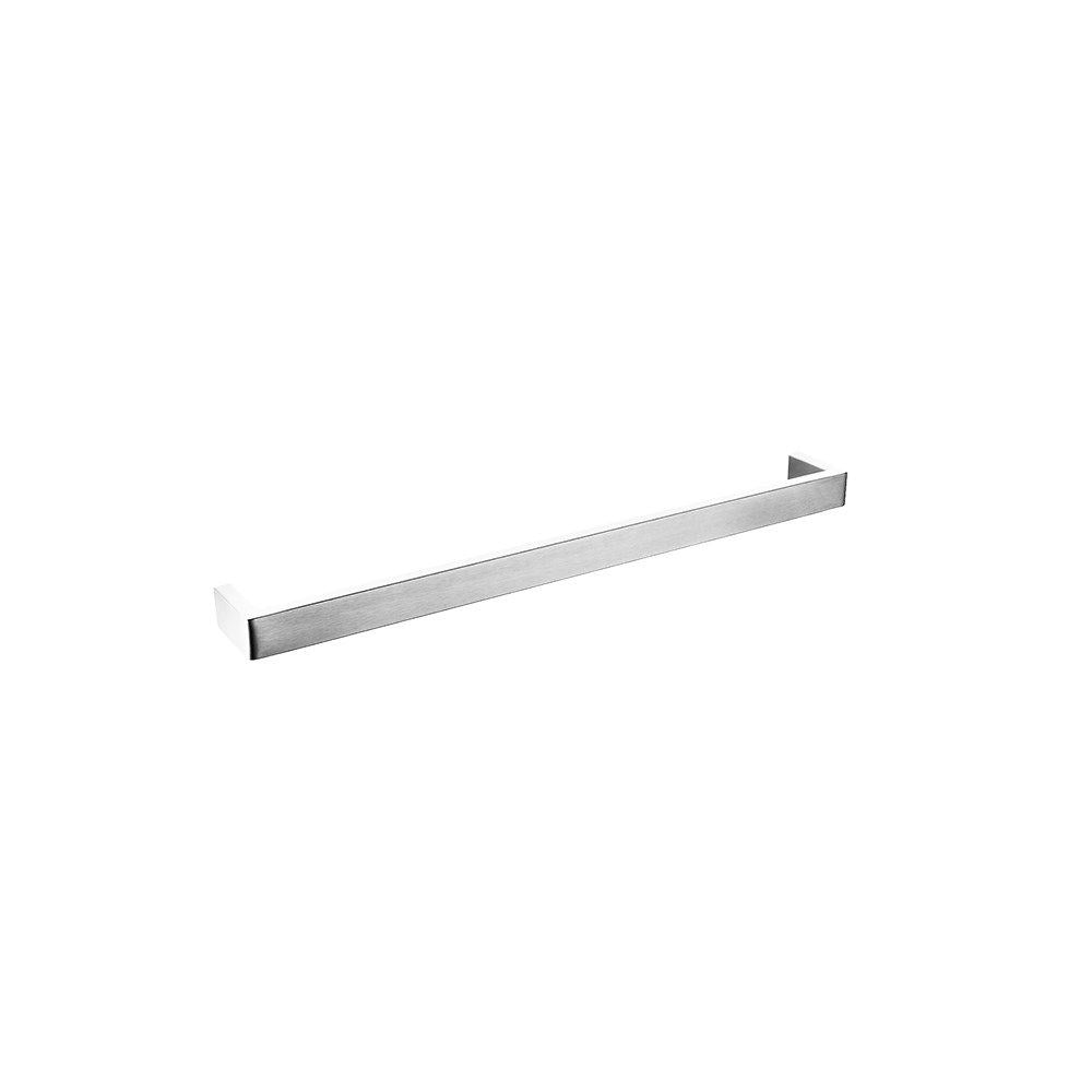 IVANO Series Square Chrome Single Towel Rail 800mm