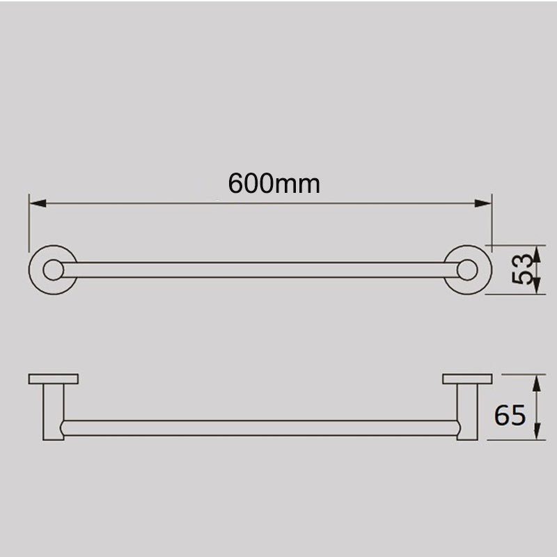 JESS 60cm Single Towel Rail