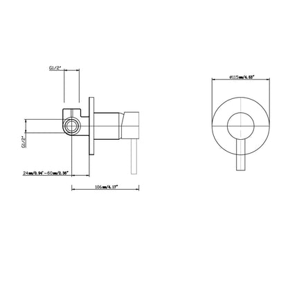 LUCID PIN Series BU0126-2-65.ST-NB Trim Kit(match CLPM)