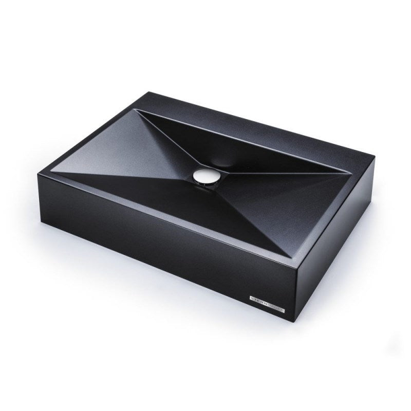 615 x 445 x 130 mm Black Basin