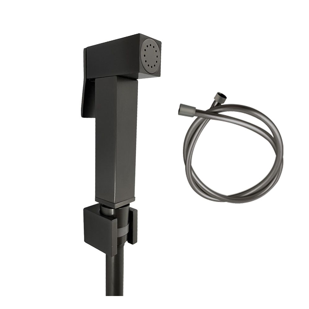 Square Gunmetal Brass Toilet Bidet