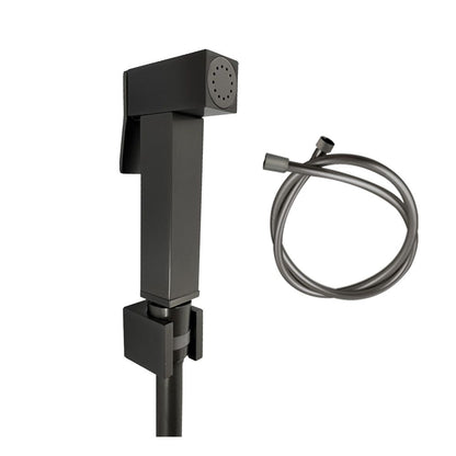 Square Gunmetal Brass Toilet Bidet
