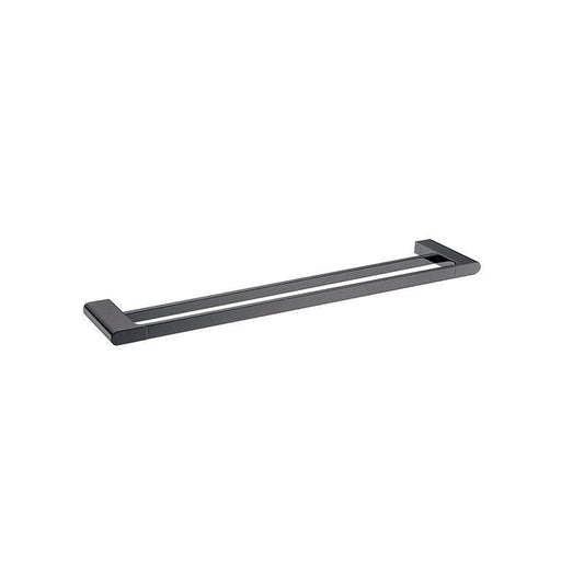 VOG Series Gun Metal Grey Double Towel Rail 800mm