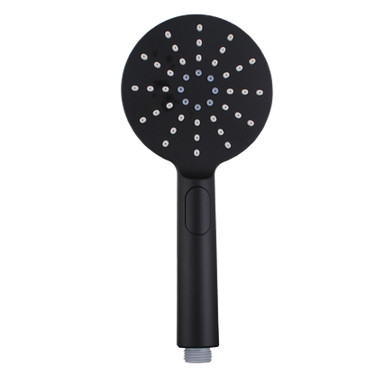 Norico Pentro Round 3 Functions Matte Black Hand Shower Spray