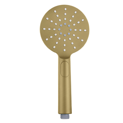 Norico Pentro Round 3 Functions Brushed Yellow Gold Hand Shower Spray