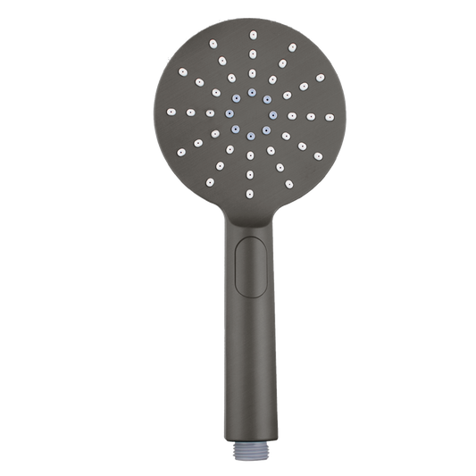 Norico Pentro Round 3 Functions Gun Metal Grey Hand Shower Spray