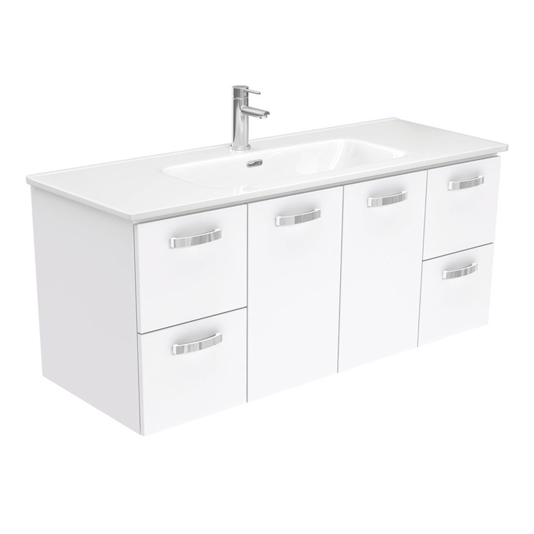 Fienza Joli Unicab Gloss white 1200 Wall-Hung Vanity