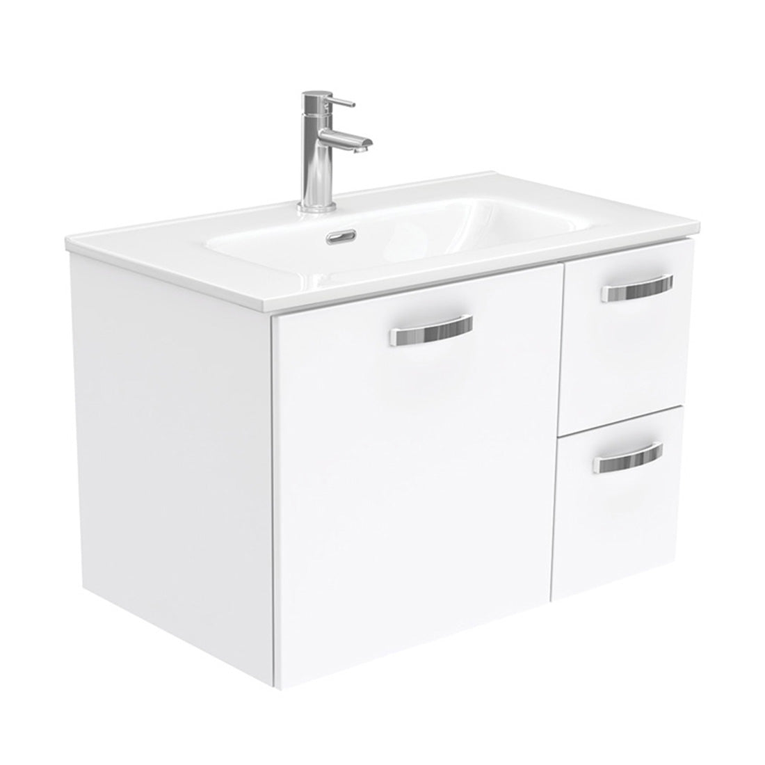 Fienza Joli Unicab 750 Wall-Hung Vanity Left Drawers