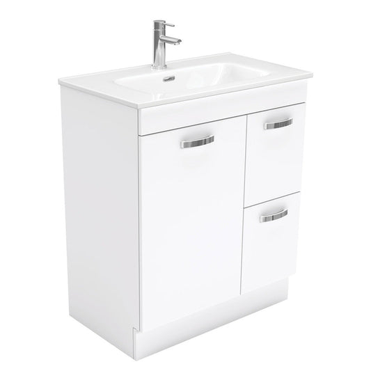 Fienza Joli Unicab 750 Vanity on Kickboard Left Drawers