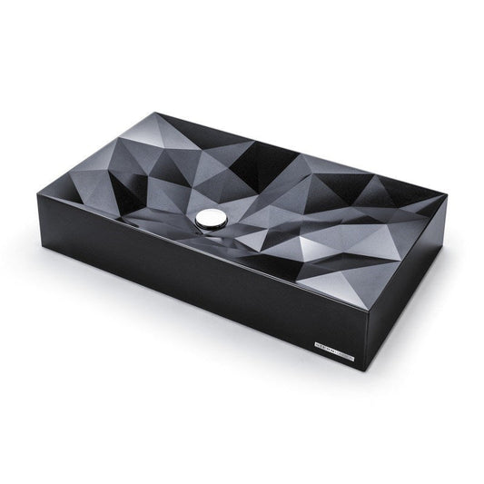715 x 415 x 130 mm Black Basin
