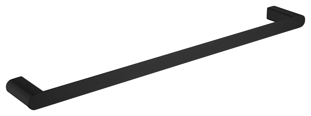 Luxen Single Towel Bar 600mm in Noir Obsidian