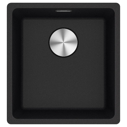Franke Maris Granite Single Bowl, 370mm, Flushmount, Onyx