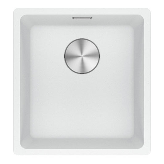 Franke Maris Granite Single Bowl, 370mm, Flushmount, Polar White