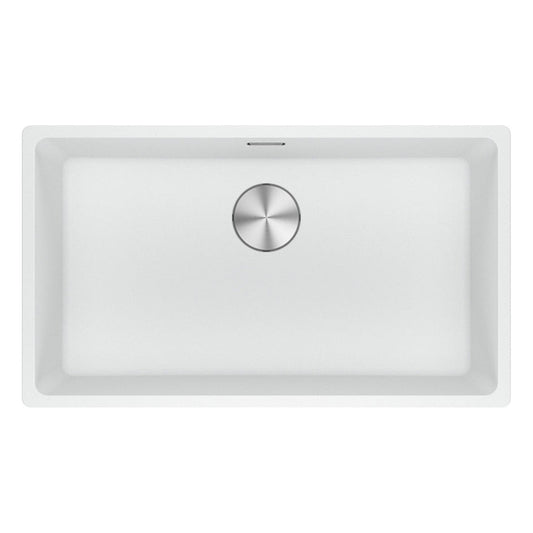Franke Maris Granite Single Bowl 720mm Flushmount Polar White