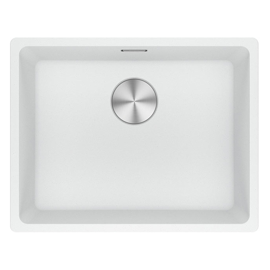 Franke Maris Granite Single Bowl 520mm Topmount Polar White