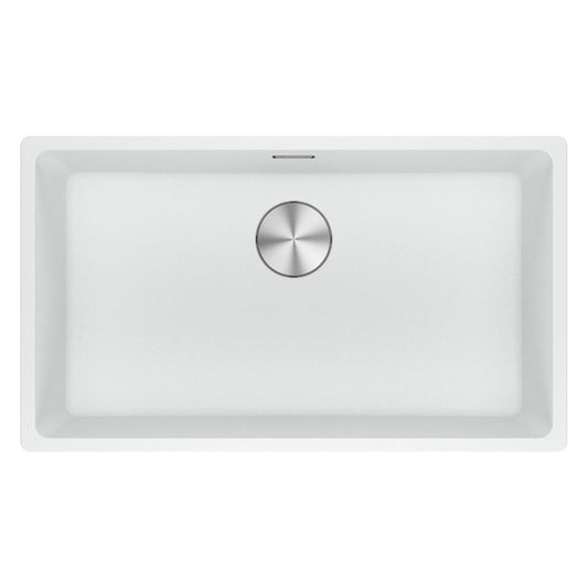 Franke Maris Granite Single Bowl Topmount Sink 720mm Polar White