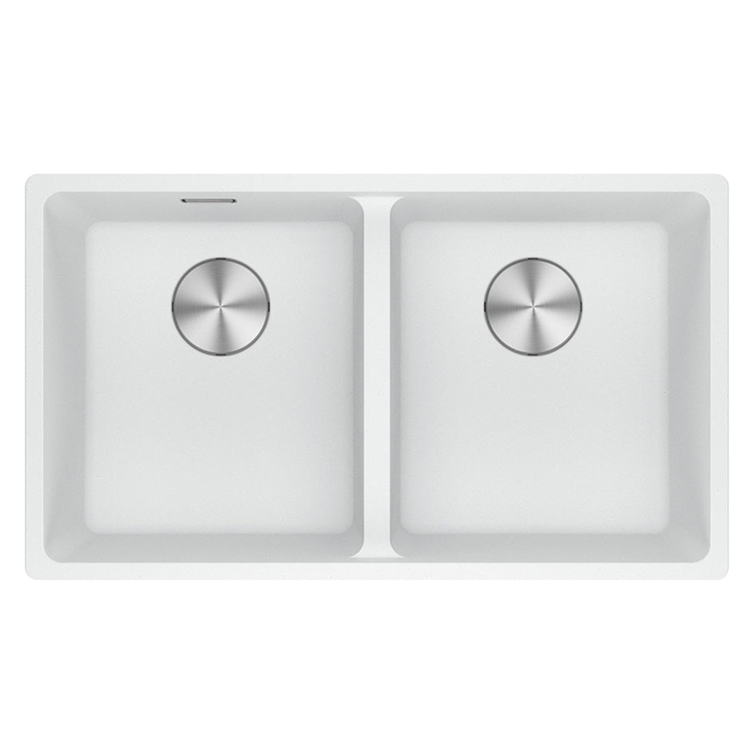 Franke Maris Granite Double Bowl 350-350mm Undermount Polar White