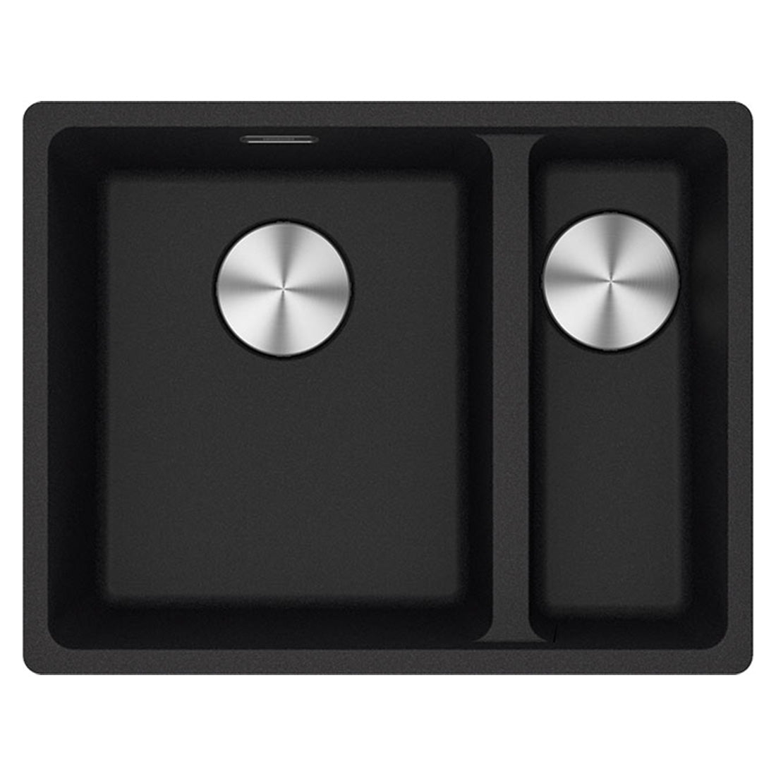 Franke Maris Granite One and a Half Bowl, 340-150mm, Flushmount, Right Hand, Onyx