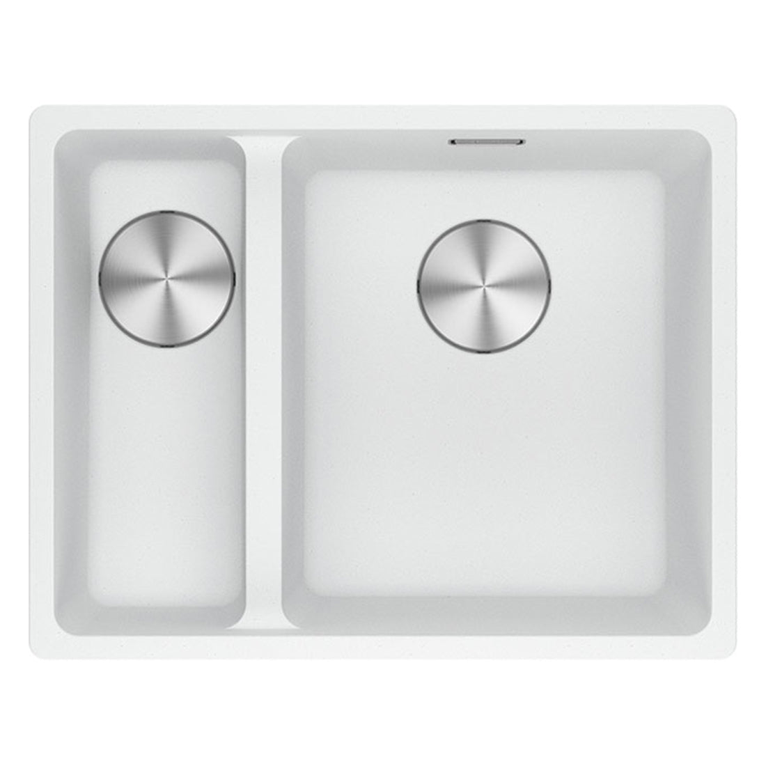 Franke Maris Granite One and a Half Bowl, 340-150mm, Flushmount, Left Hand, Polar White
