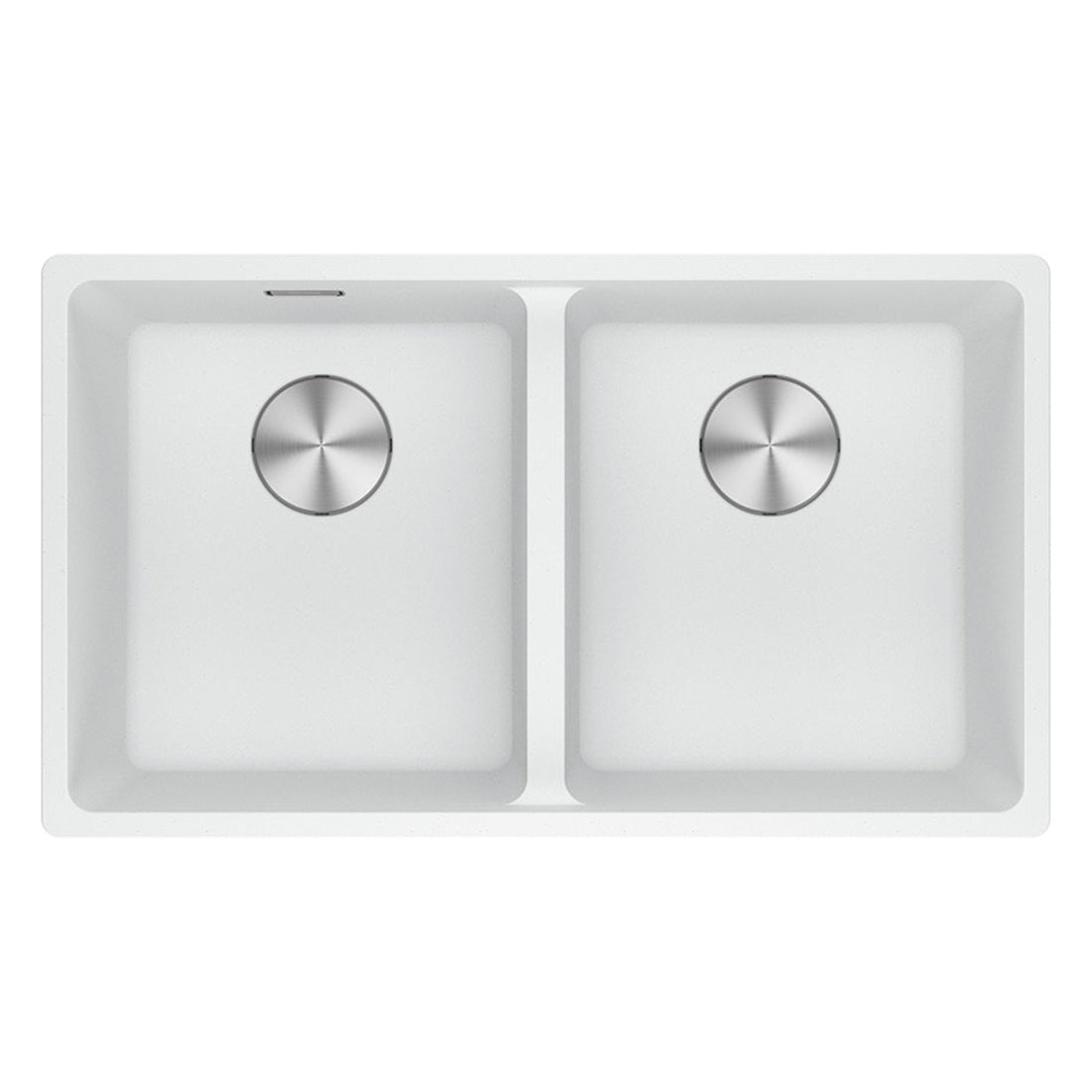 Franke Maris Granite Double Bowl Sink, 350-350mm, Polar White