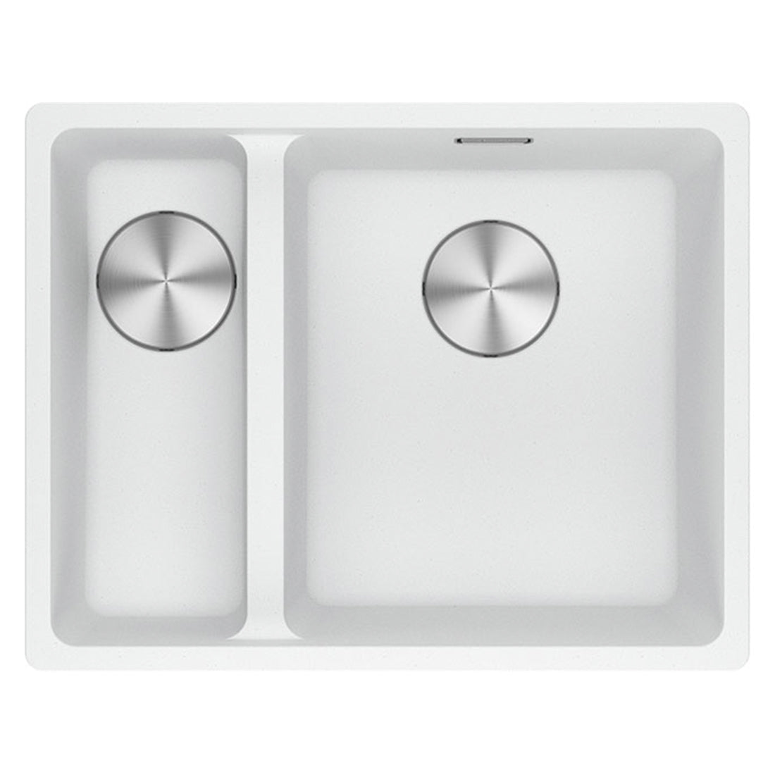 Franke Maris Granite One and a Half Bowl, 340-150mm, Topmount, Left Hand, Polar White