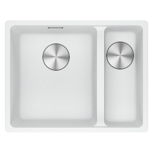 Franke Maris Granite One and a Half Bowl, 340-150mm, Topmount, Right Hand, Polar White