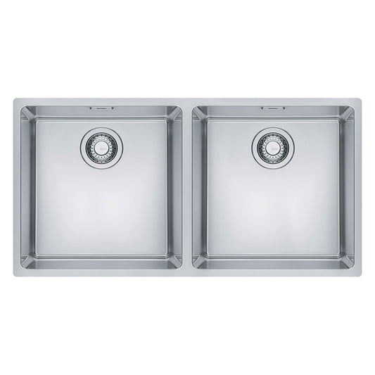 Franke Maris Double Bowl Flushmount Sink
